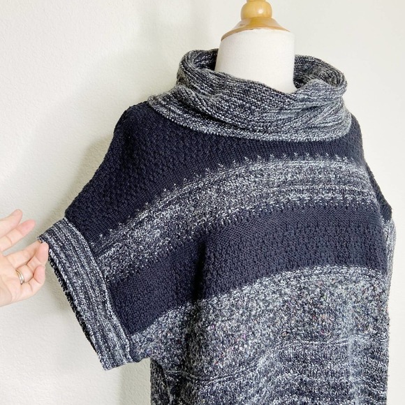 Coldwater Creek Cowl Neck Short Sleeved Sweater - Picture 3 of 6